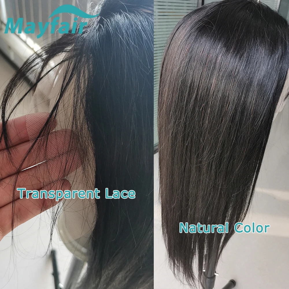 

Mayfair Lace Front Wig For Women Straight Brazilian Human Hair Frontal Wig Non-Remy 4x4 13x4 Swiss Lace Wigs