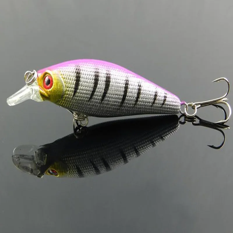 

4pcs 8.5cm 10.3g Deep Diving Fishing Lures plastic Hard False Artificial Baits with High carbon steel treble hook Fishing tool