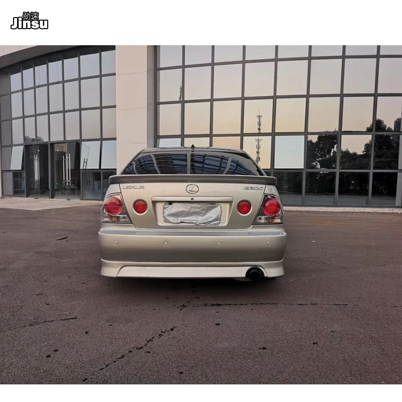 TRD Стиль волоконное стекло задний багажник губа для LEXUS IS IS200 IS300 1998 2004 FRP спойлер