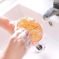 2pcs sponge dishwashing brush multifunctional fruit cleaning sponge brush for household kitchen accessories kitchen gadgets