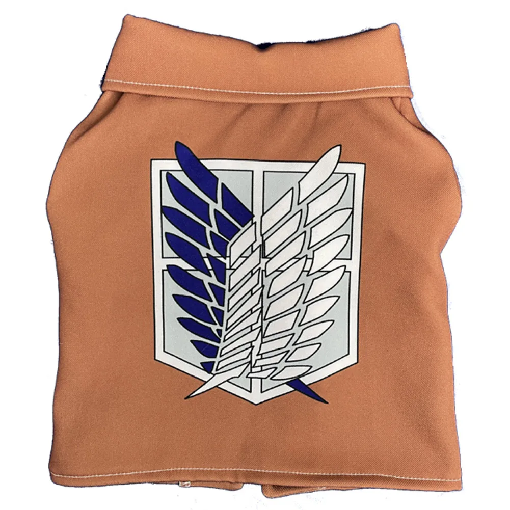 Attack on Titan Cosplay Costumes Cat Hoodie Pet Clothes Jacket Coat Clothing Outfit Hoodies |