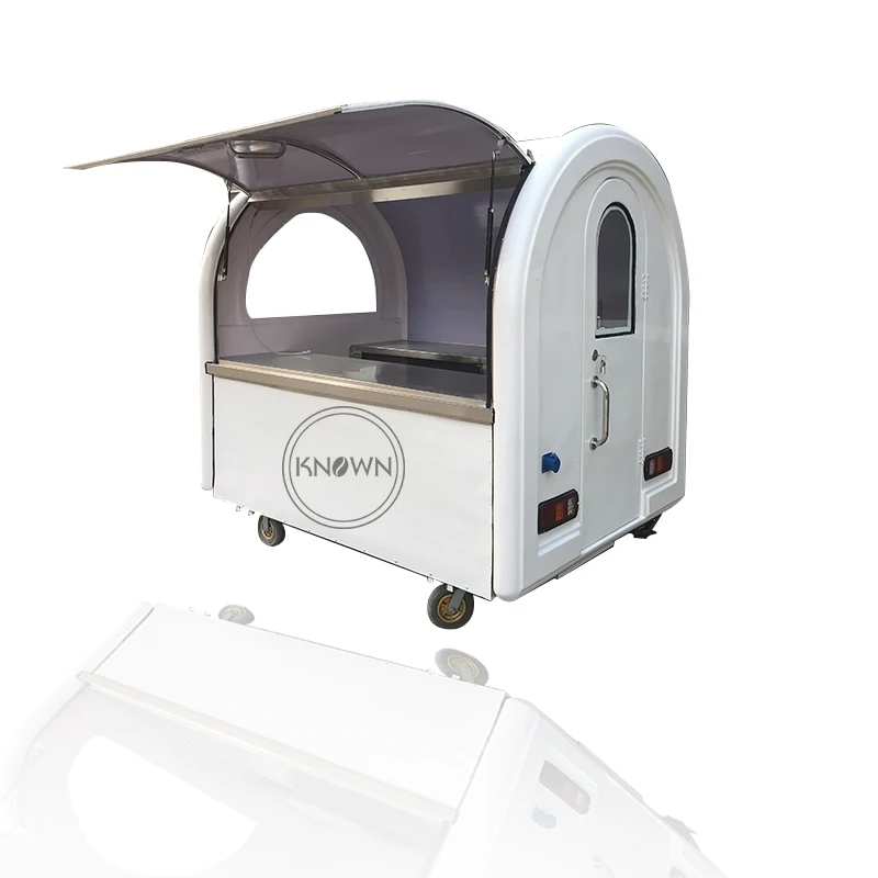 Мобильный прицеп для пищевых продуктов тележка фаст-фуда грузовик светильник