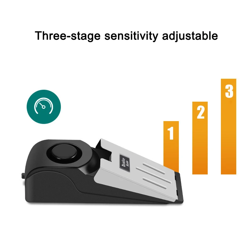 Клиновидная дверная стоп-сигнализация с 120 дБ для путешествий сделай сам