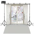 Виниловый фон для детской фотосъемки с изображением белой занавески и окна в помещении фоны для свадебной фотостудии S2003