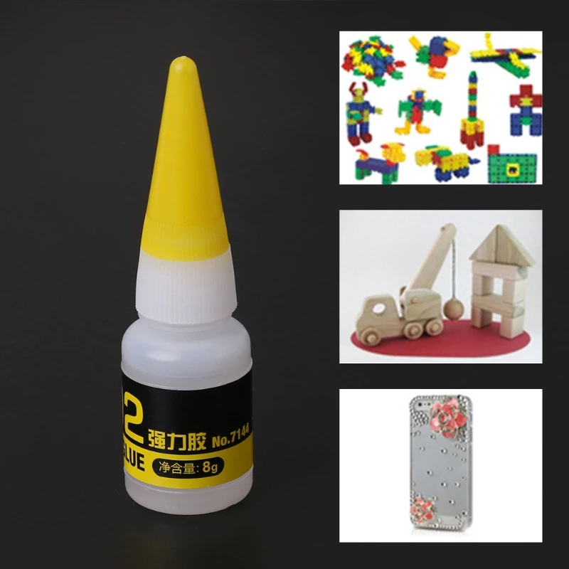 

502 Drying Fast Super Strong Glue Bond Cyanoacrylate Adhesive Repair Tools 8g