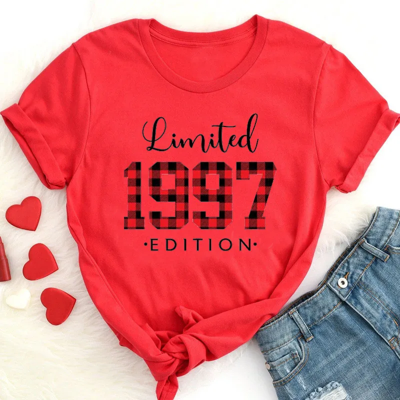 

Винтажная рубашка в клетку 1997, женская футболка ограниченного выпуска, рубашка с леопардовым принтом 1997, рубашка на 24 дня рождения, модные п...