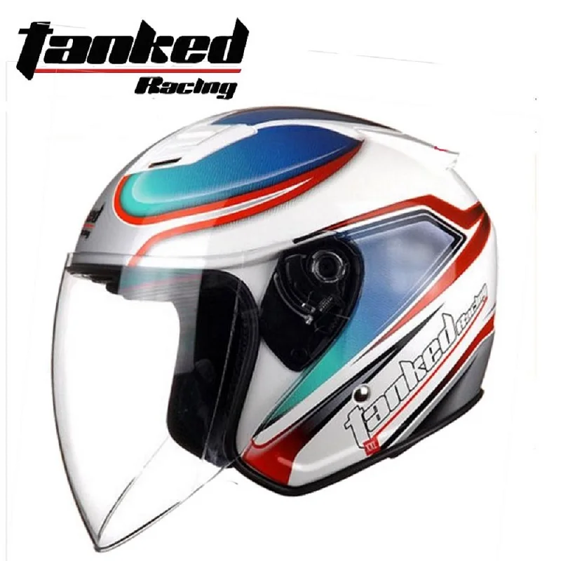 Летние мотоциклетные шлемы T536 с козырьком из АБС пластика 18 цветов|Шлемы| |