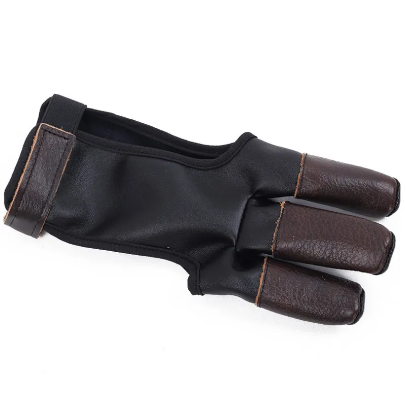 1 шт. перчатки для стрельбы из лука защитные пальцев защита левой и правой рук