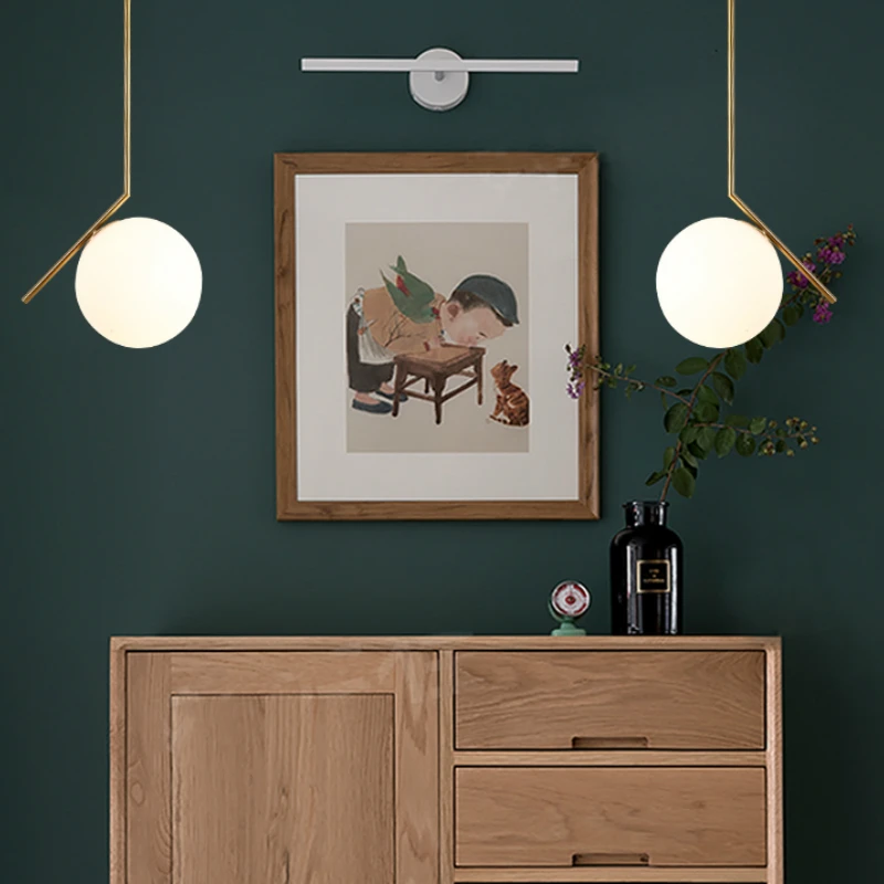 Постмодернизм сферической подвесной светильник с Стекло абажур бар Cafe