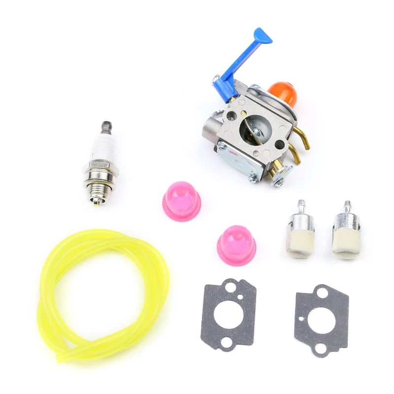 

Carburetor for 545081848 128C 128L 128LD Trimmer Fuel Line Filter Spark Plug Primer Bulbs Gasket Kit