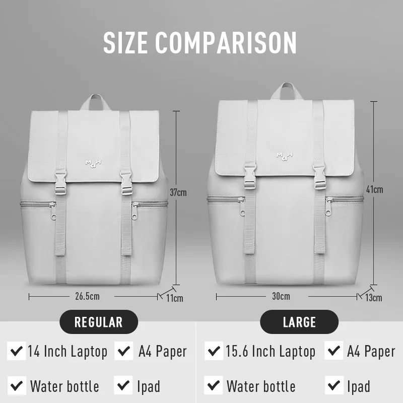 mah women backpack laptop backpack men waterproof travel bag free global shipping