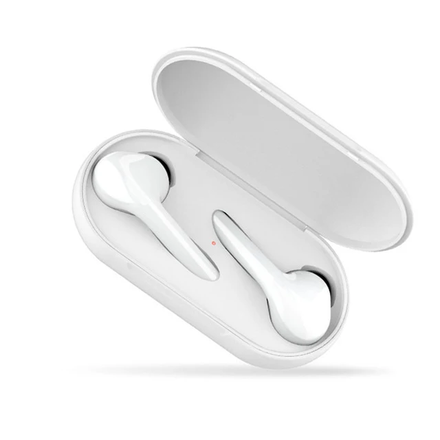 White M6S TWS, беспроводные наушники Bluetooth 5,0, IPX5, водонепроницаемая стереогарнитура, спортивные наушники, наушники с зарядной коробкой для всех телефонов - Цвет: White