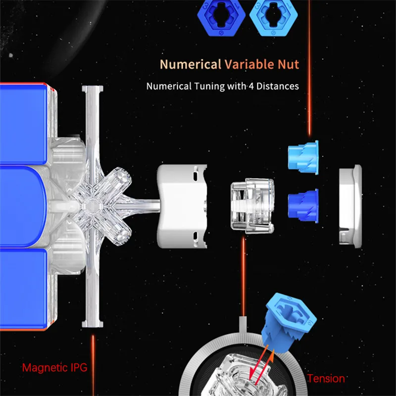 GAN 11 M Pro 3x3 УФ Магнитный скоростной магический куб GANS Cubo профессиональные