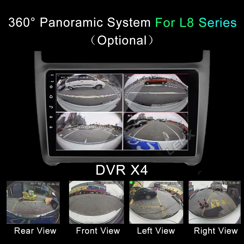 Автомагнитола LEHX для Volkswagen VW polo sedan 2008 2015 мультимедийный видеоплеер на Android 9 0 2 Гб