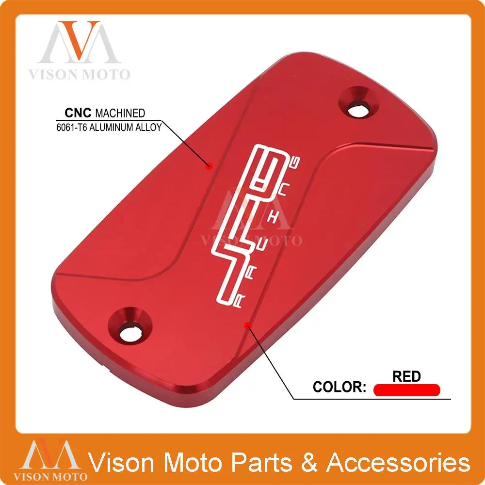 CNC с логотипом мотоцикла передний тормозной цилиндр Крышка Резервуара жидкости