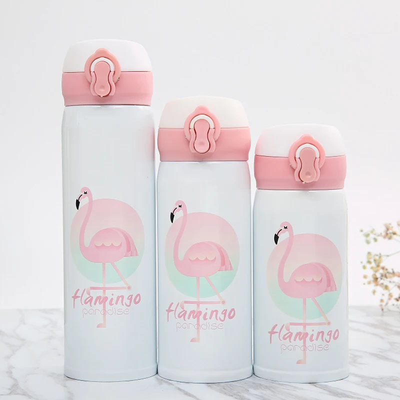 

Термокружка YOMDID с рисунком Фламинго из нержавеющей стали