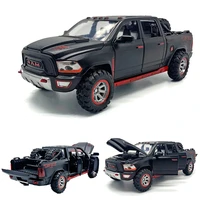 132 scale simulation dodge alloy car model ramtrx pickup metal car model toys pull back kids toy car gifts collectible
