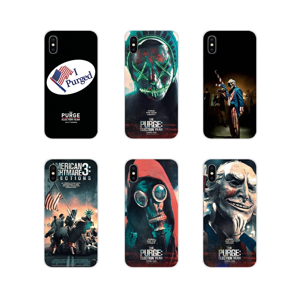 The Purge Election Year Accessories Phone Cases Covers For Samsung A10 A30 A40 A50 A60 A70 Galaxy S2 Note 2 3 Grand Core Prime | Мобильные