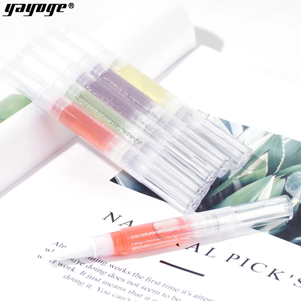 Yayoge 6ml Nail Nutrition Oil Pen Nail Treatment Pen 8 Smell Revitalizer Cuticle Oil Prevent Agnail Gel Polish Nourish Nail skin