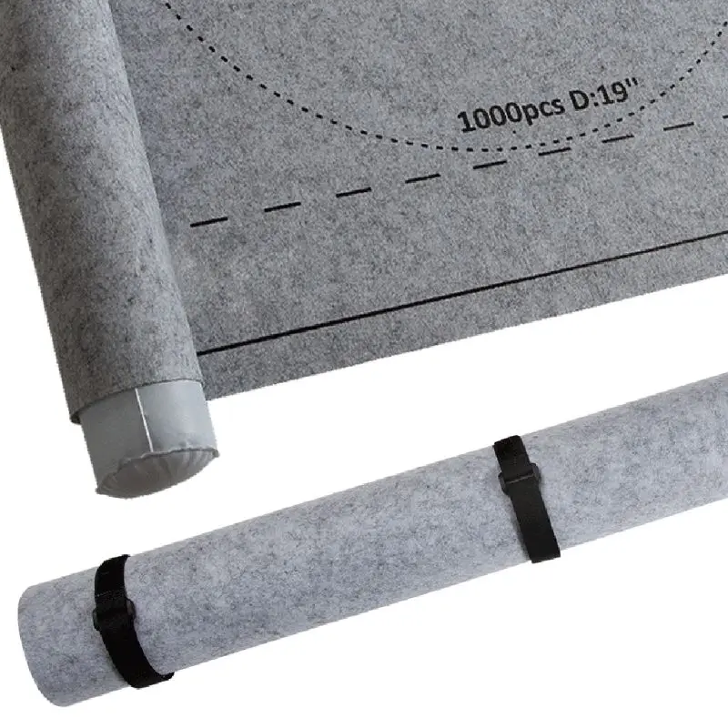

Jigsaw Puzzle Felt Mat Roll Play Blanket for Up to 1500 Pieces Puzzles Travel Storage Bag Accessories
