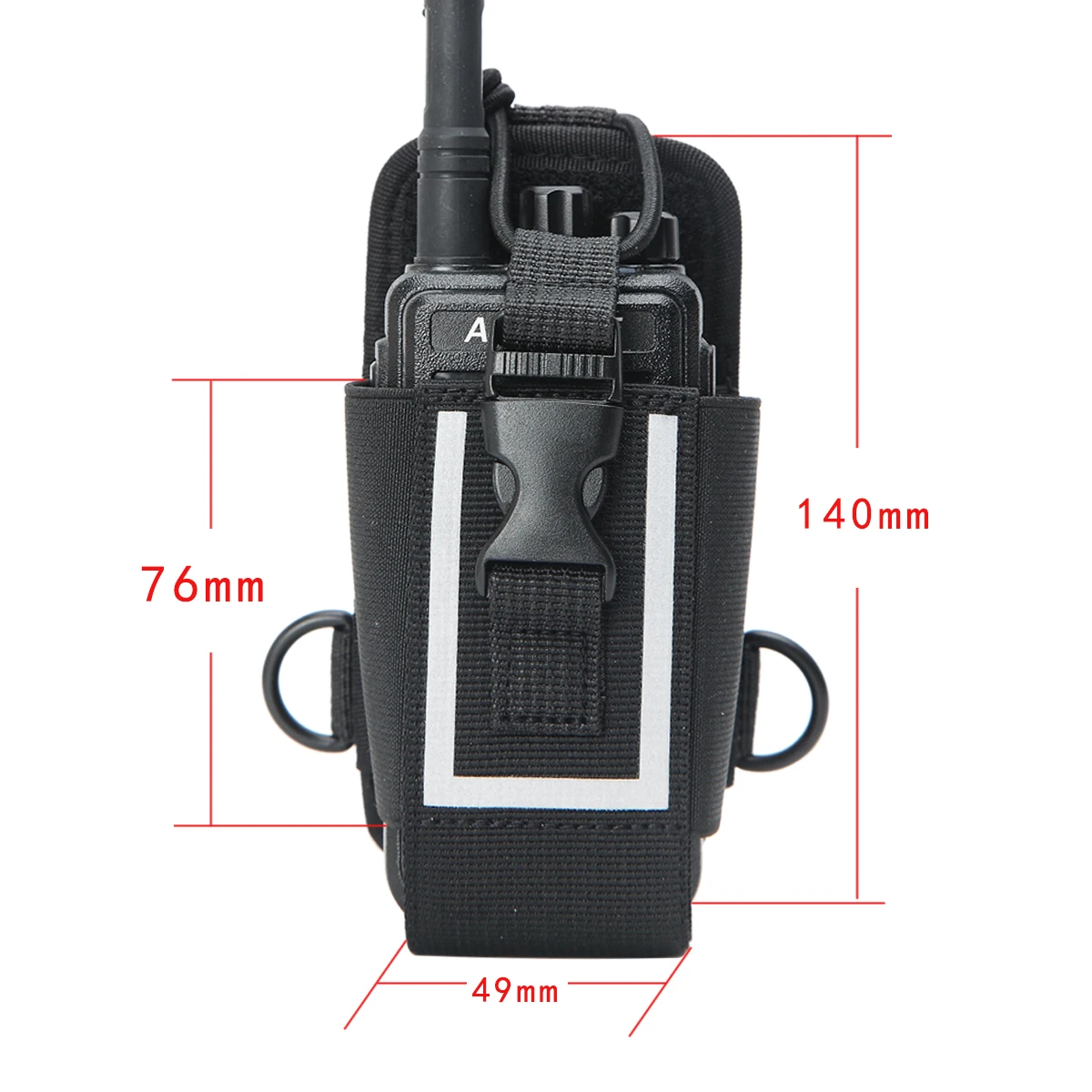 ABBREE MSC-20M иди и болтай Walkie Talkie “иди флуоресценции большой нейлоновый чехол для