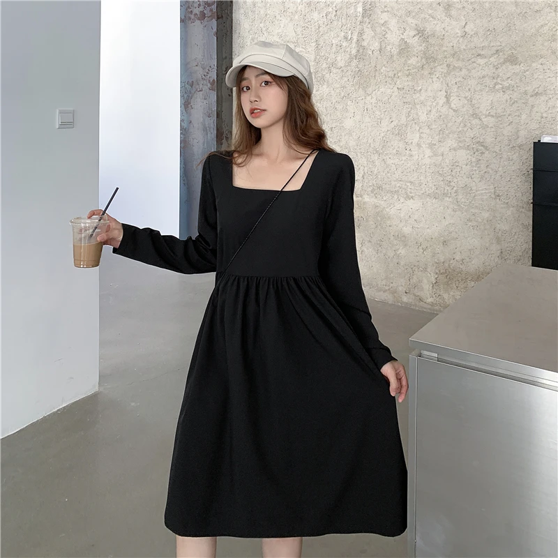 

spring summer women loose short sleeve dress 3215#