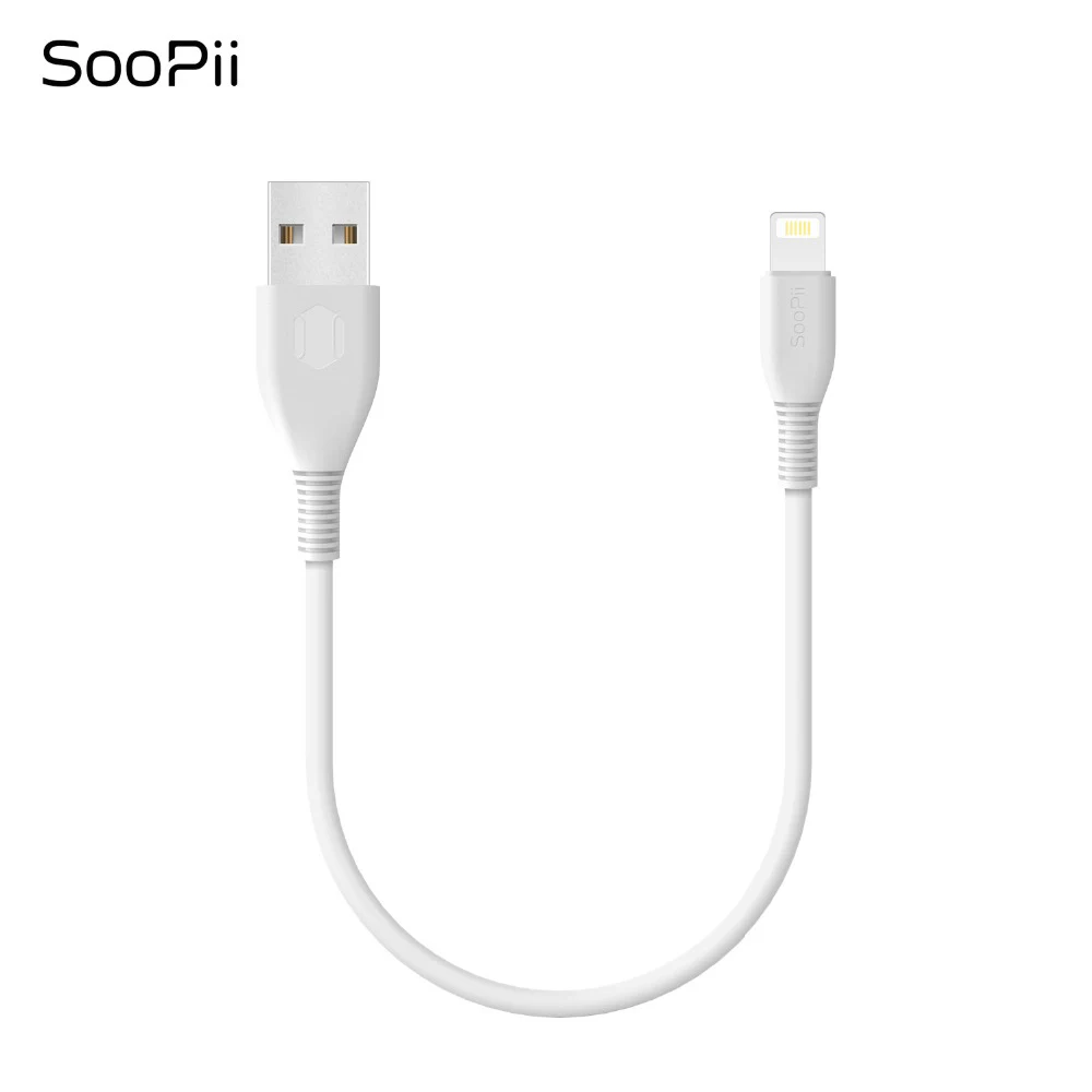 Короткие кабели SooPii для Lightning iPhone 7 дюймов Micro USB Type C многопортовой зарядной