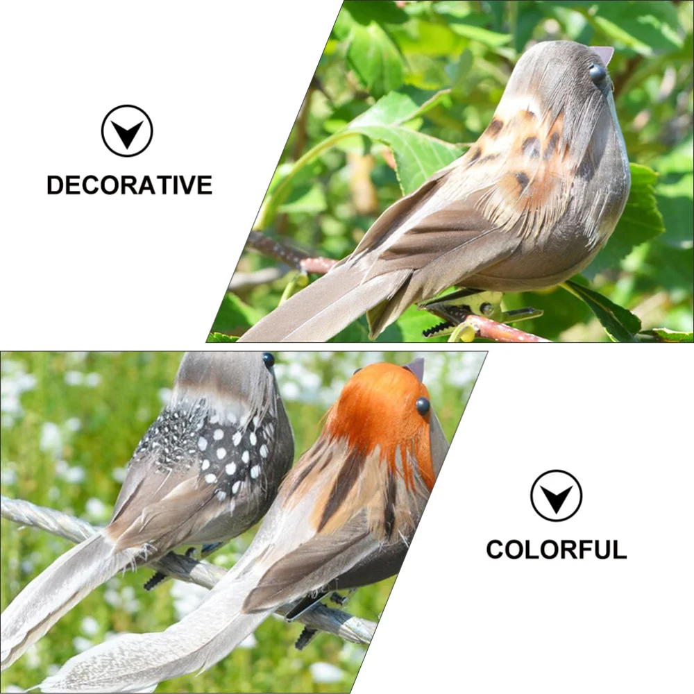 

Stimulation Bird Statue Bird Garden Decoration Colorful Bird Crafts For Garden