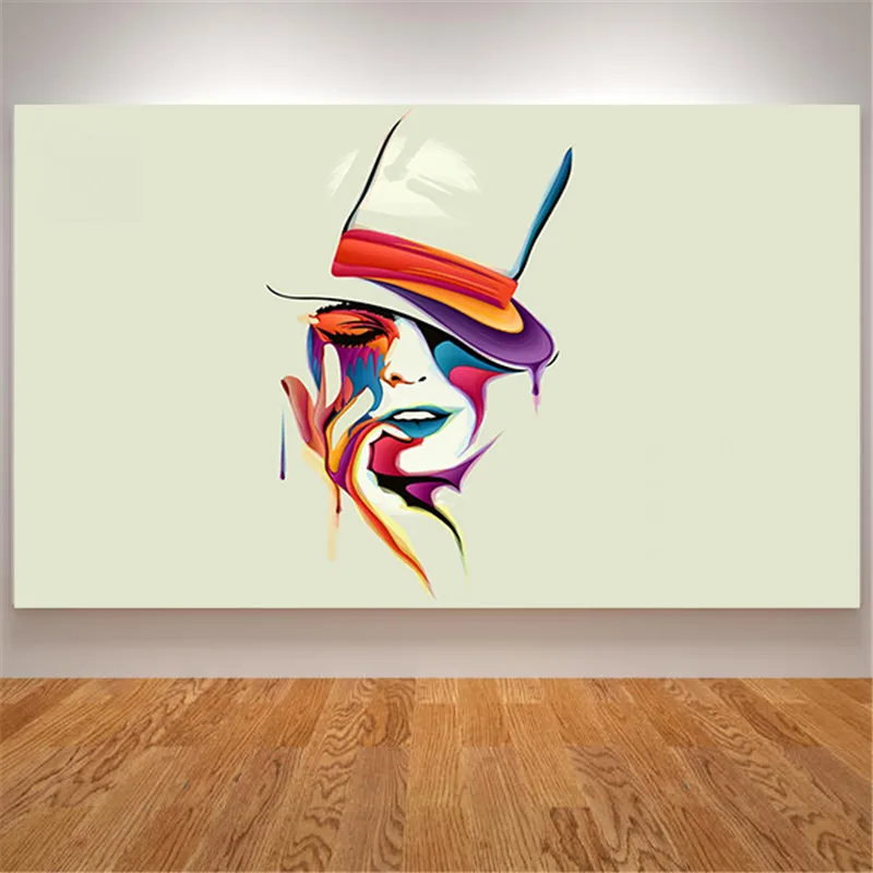 Абстрактная масляная живопись на холсте плакаты и принты Акварельные картины