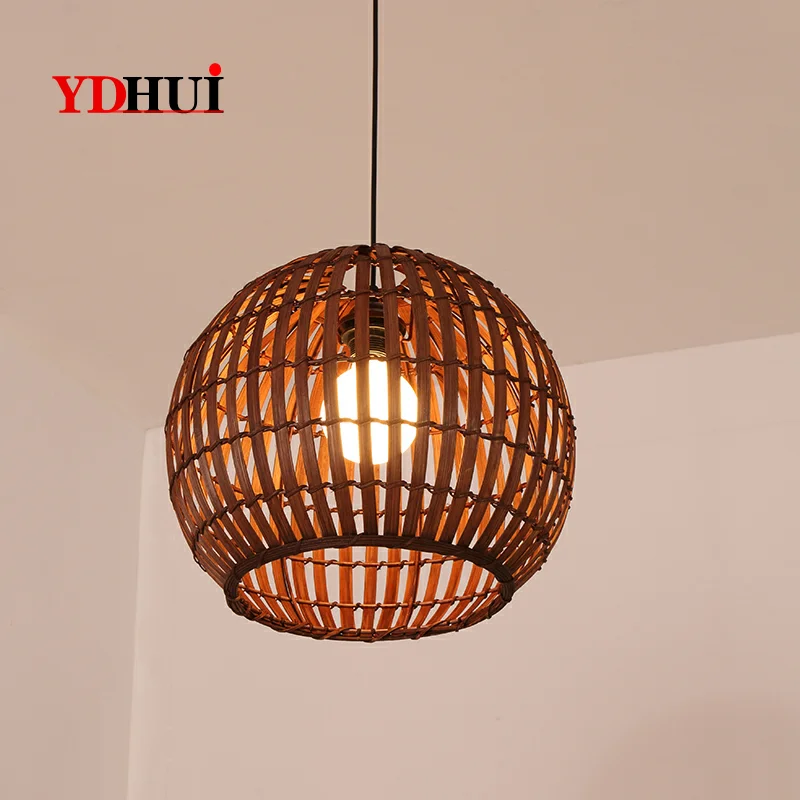 Japanese Hotel LED Pendant Lights bamboo balcony pendant lamps lantern light corridor Museum exhibition hall decoration lighting | Лампы и