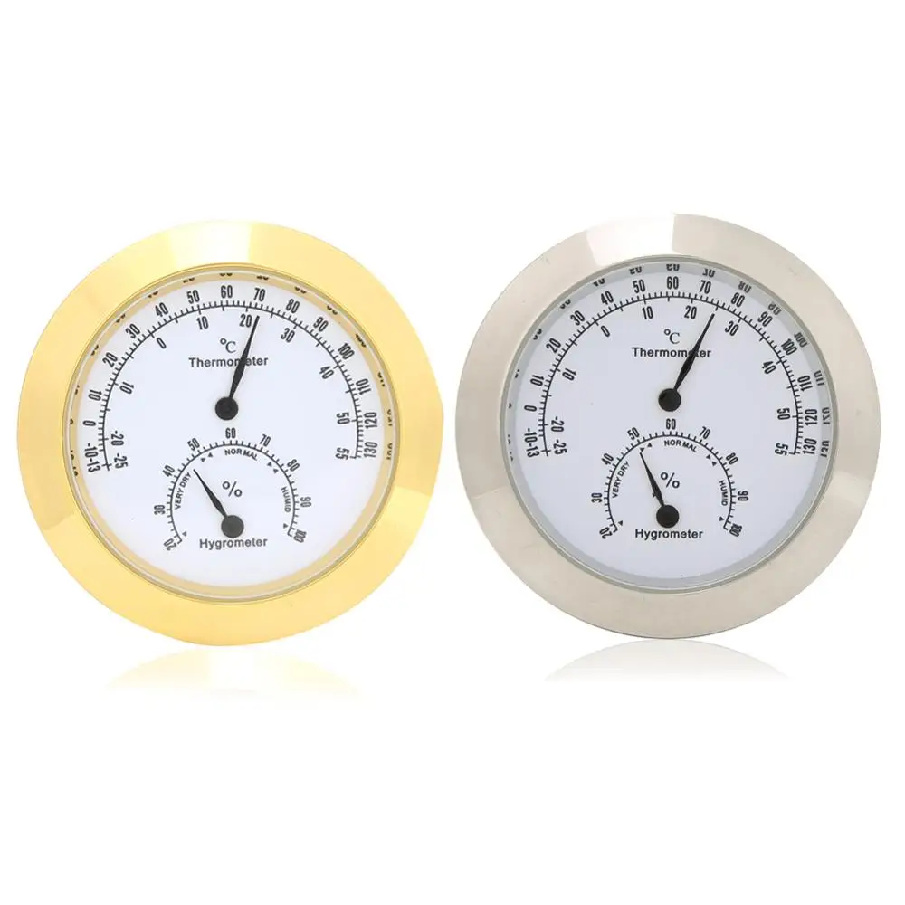 43 мм закрытый круглый термометром и гигрометром декоративные часы для двойной