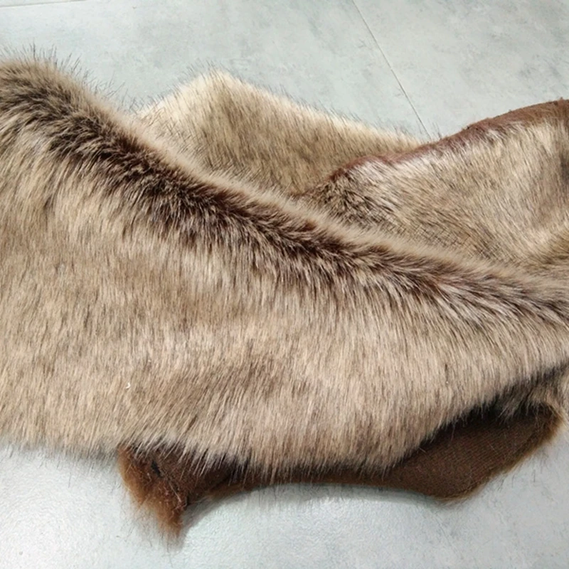 170 см * 10 коричневый длинный ворс 3 5 толстый искусственный Лисий плюш
