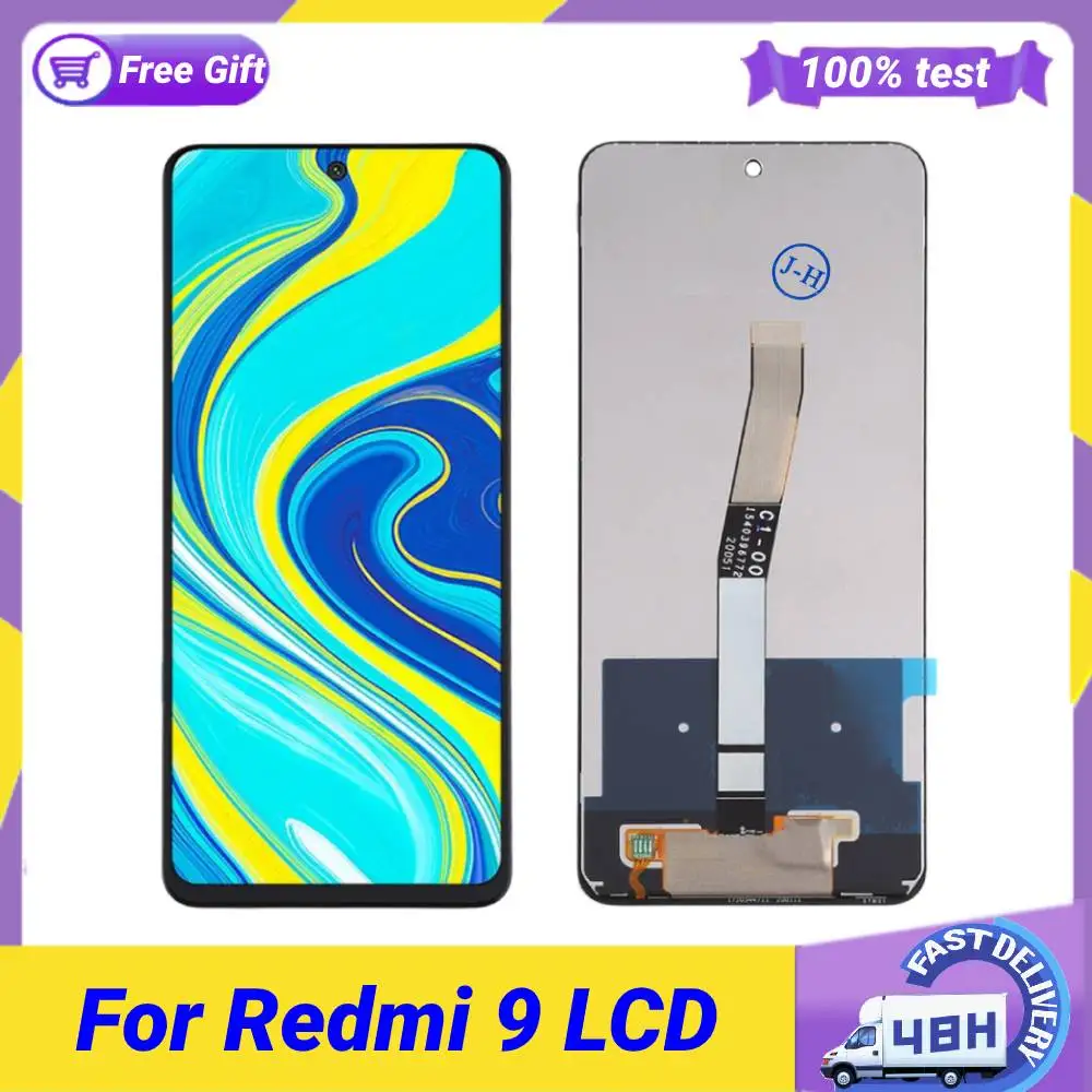 

Оригинальный ЖК-экран для Xiaomi Redmi 9, сенсорный экран, дигитайзер в сборе, ЖК-дисплей, 10 точек касания, запасные части, дигитайзер