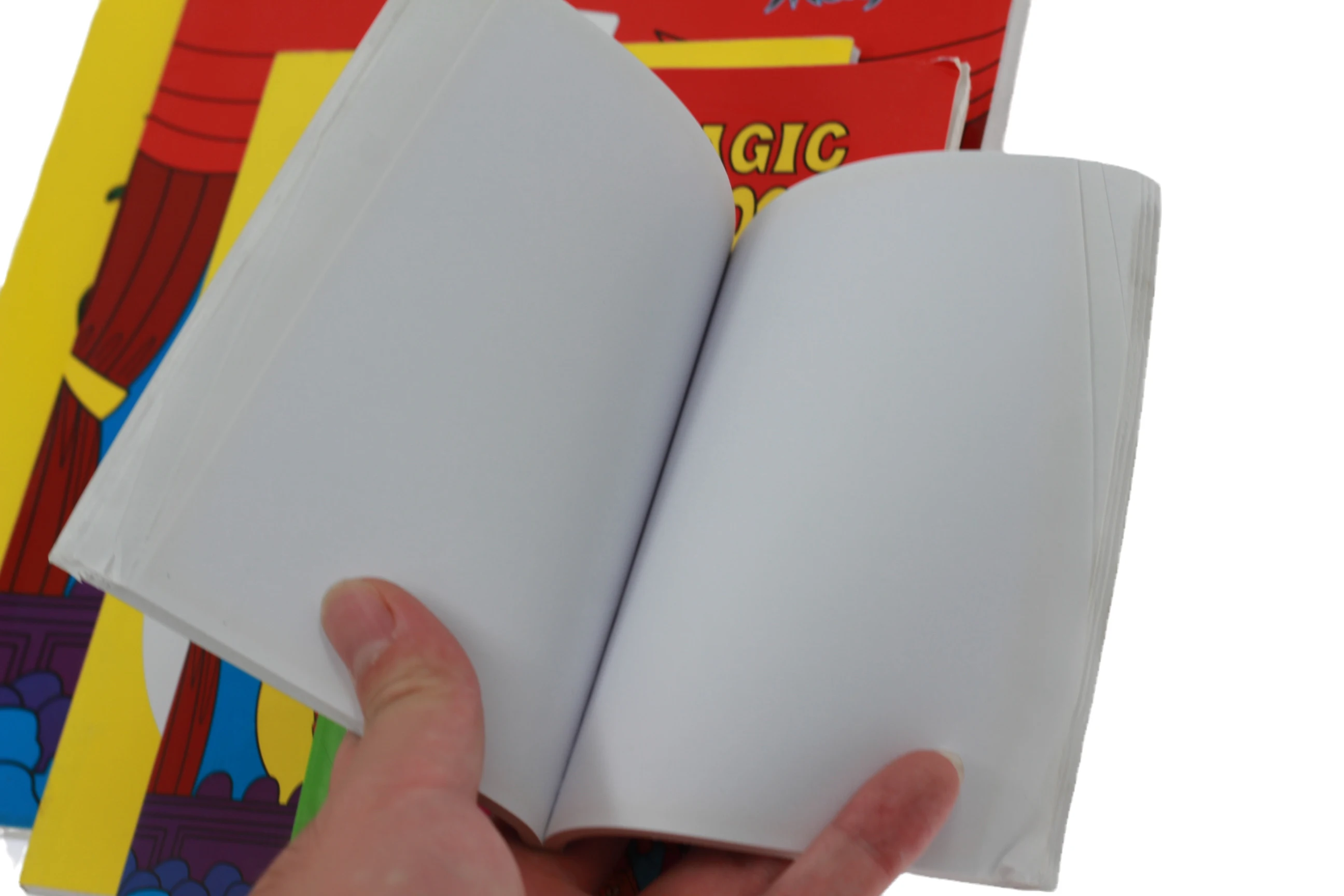 Веселая книга-раскраска маленького/среднего/большого размера волшебные трюки