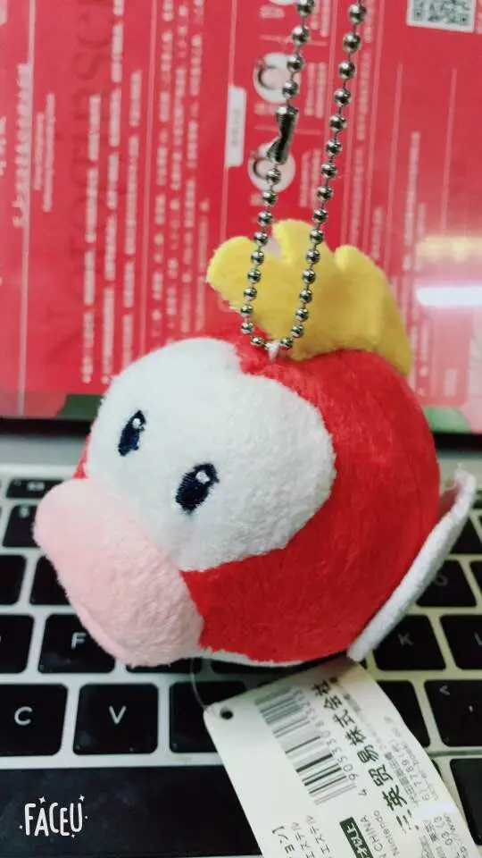 12 см-25 см Super Mario Bros Yoshi приведение бу Принцесса Персик гриб Toadette Goomba Koopa застенчивый парень сухие кости плюшевые игрушки детские подарки - Цвет: 8cm keychain