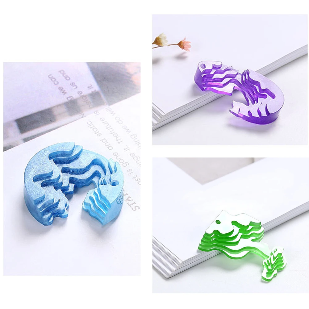 Прозрачная силиконовая форма высушенный цветок декоративная горная эпоксидная