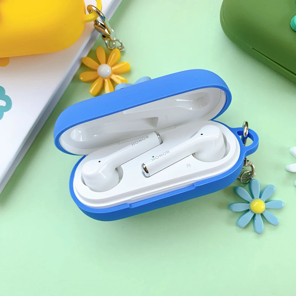 Силиконовый чехол для Huawei FreeBuds 3i Honor Flypods 3 с фруктами авокадо|Аксессуары