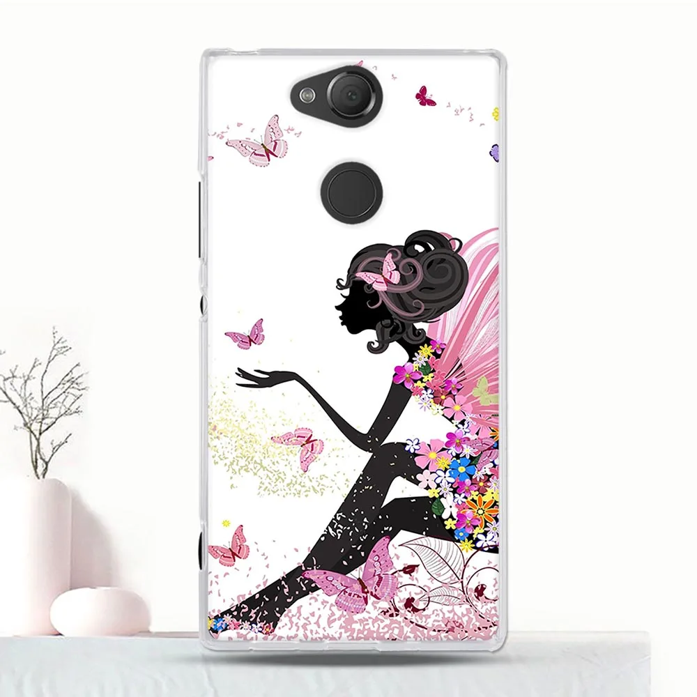 ТПУ силиконовый бампер для sony Xperia XA2 мягкий чехол 3D принт для sony Xperia XA2 двойной чехол для телефона для sony Xperia XA2 Funda чехол
