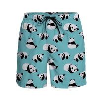 casual shorts animal style panda short pants breathable quick dry beach pants running sports shorts holiday men board shorts