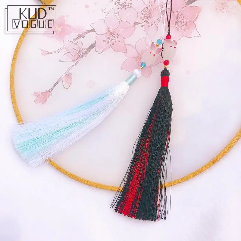 Аниме Grandmaster of Demonic Cultivation Mo Dao Zu Shi Rabbit Tassel подвеска реквизит косплей брелок для ключей подвеска игрушка подарок
