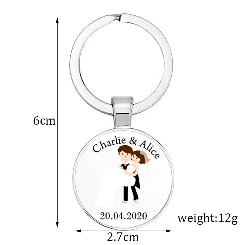 Брелок из сплава и стекла с индивидуальным логотипом подарок для гостей на день