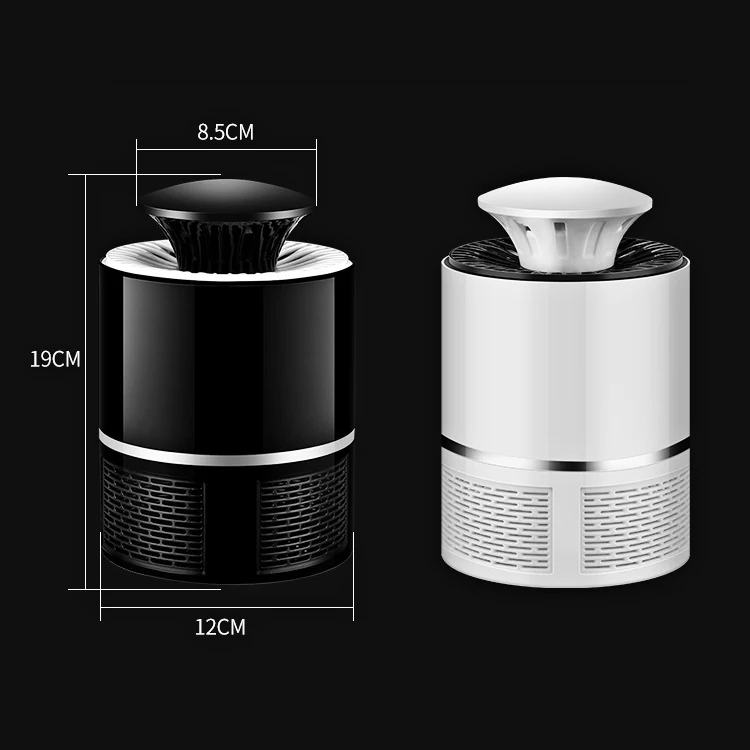Комаров Садовые принадлежности Белый Черный USB Перезаряжаемый фотокатализатор