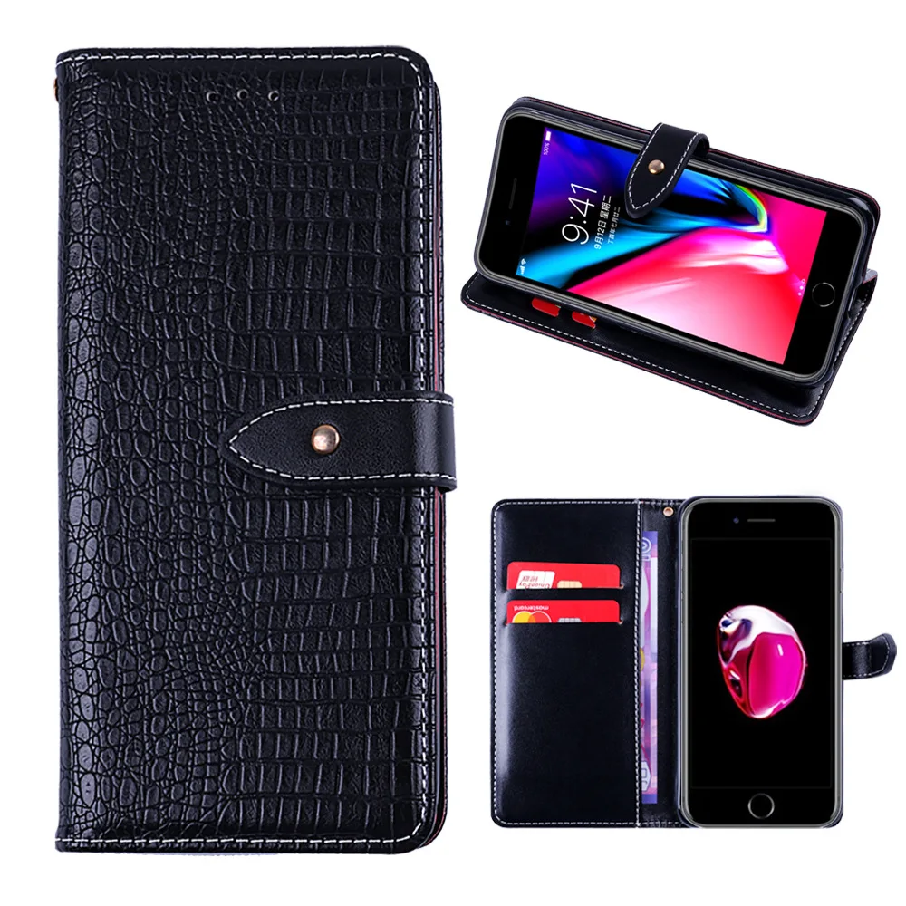 Деловой кошелек из крокодиловой кожи Стильный чехол для мобильного телефона Leagoo