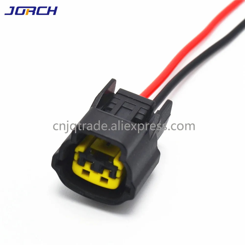 

1 шт. 2-контактный 2-контактный molex автомобильный водонепроницаемый звуковой разъем для HYUNDAI KIA 6098-0137 с жгутом проводов 20 см