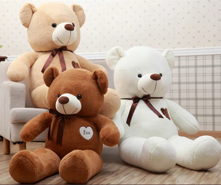 

Skin Big Sale 200cm Colorful Giant teddy bear Skin Plush Soft Toy Stuffed Baby Kids baby Pillows Toys For Children free shipping