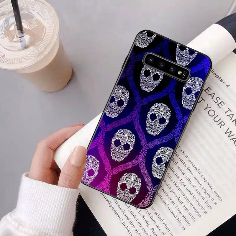 

Skull Luxury Brand Case Coque Fundas For Samsung Galaxy S8 S9 S10e S20 PLUS J6 J600 Cases Cover