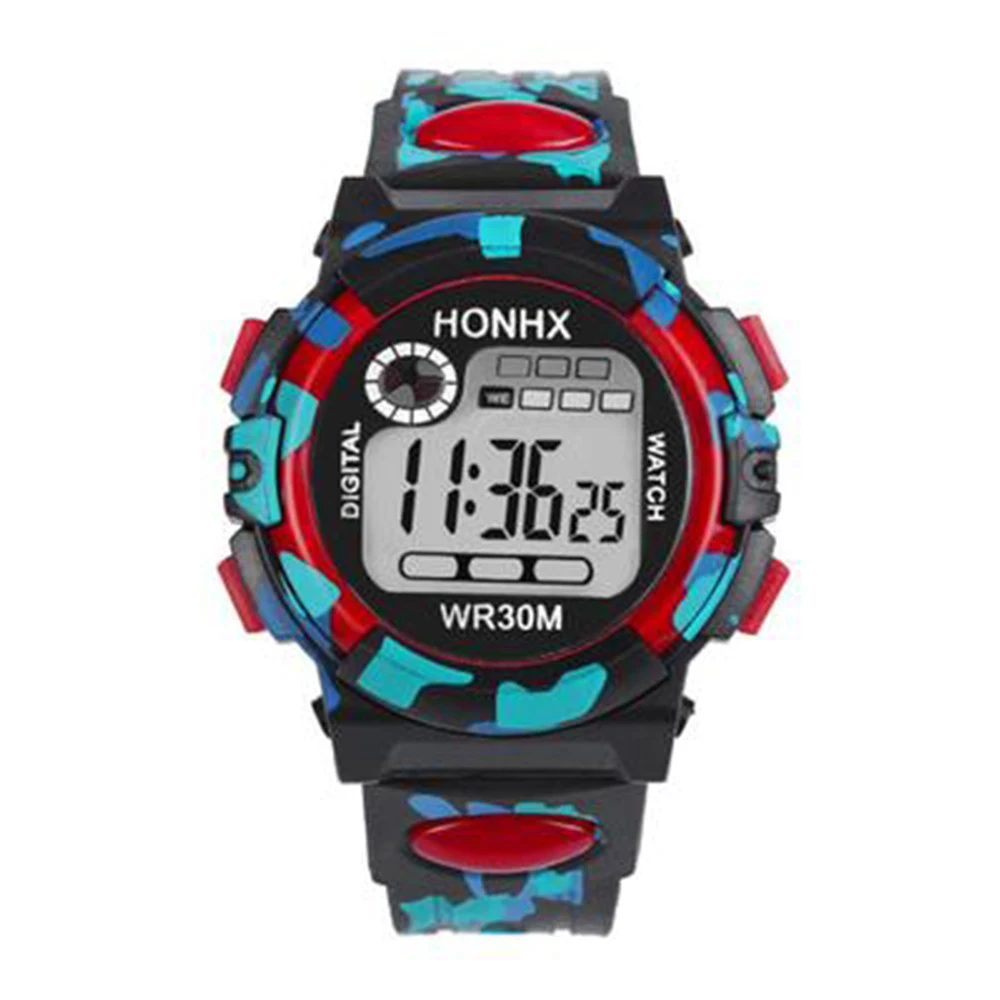 Multi-function LED Watch Kids Watches Boys Daily Life Waterproof Sports Digital Waristwatch Childrens | Наручные часы