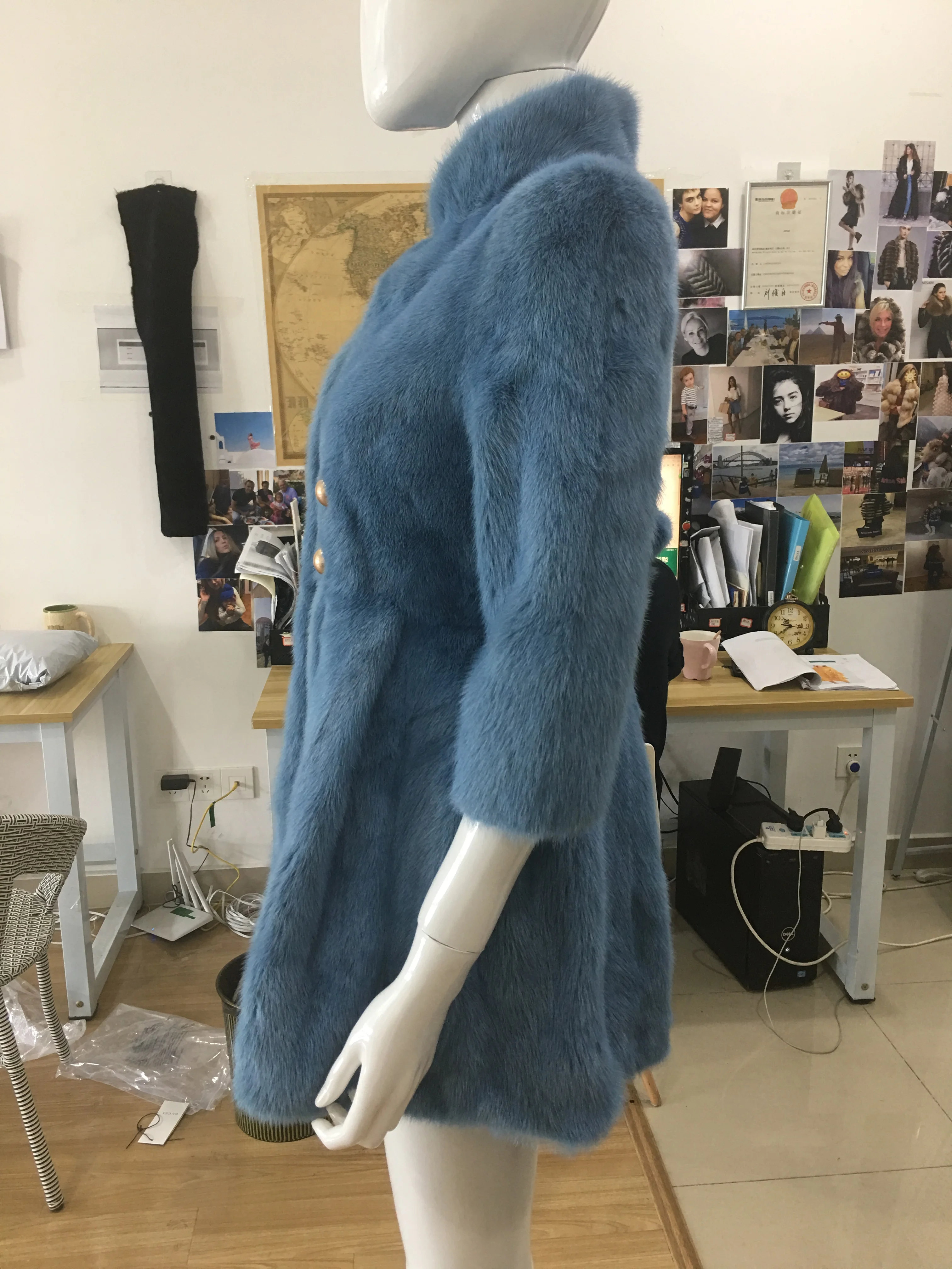 Новинка 2019 года красивое детское пальто из натурального меха норки|Шубы и