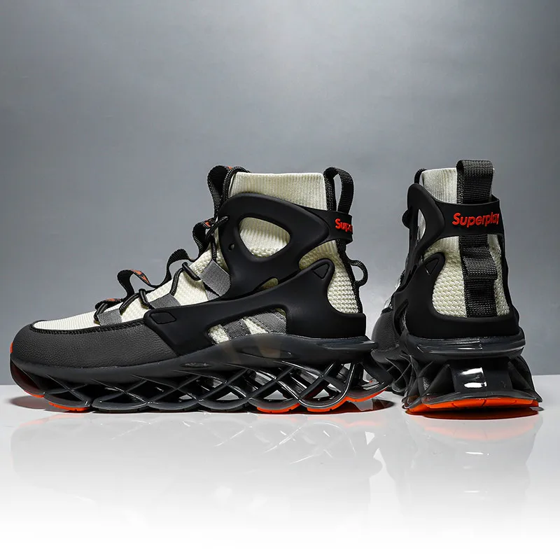 Мужские кроссовки новинка 2020 модные с высоким верхом повседневная спортивная