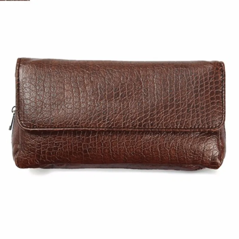 

Brown PU Leather Smoke Sack Smoking Pipe Case Tobacco Bag Pipes Pouch Tamper Filter Tool Cleaner Briefcase